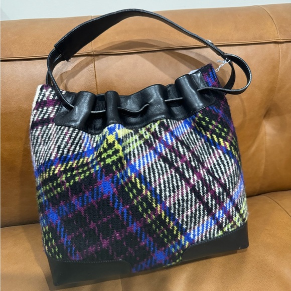 Authentic Burberry Tweed Bag - Picture 1 of 1